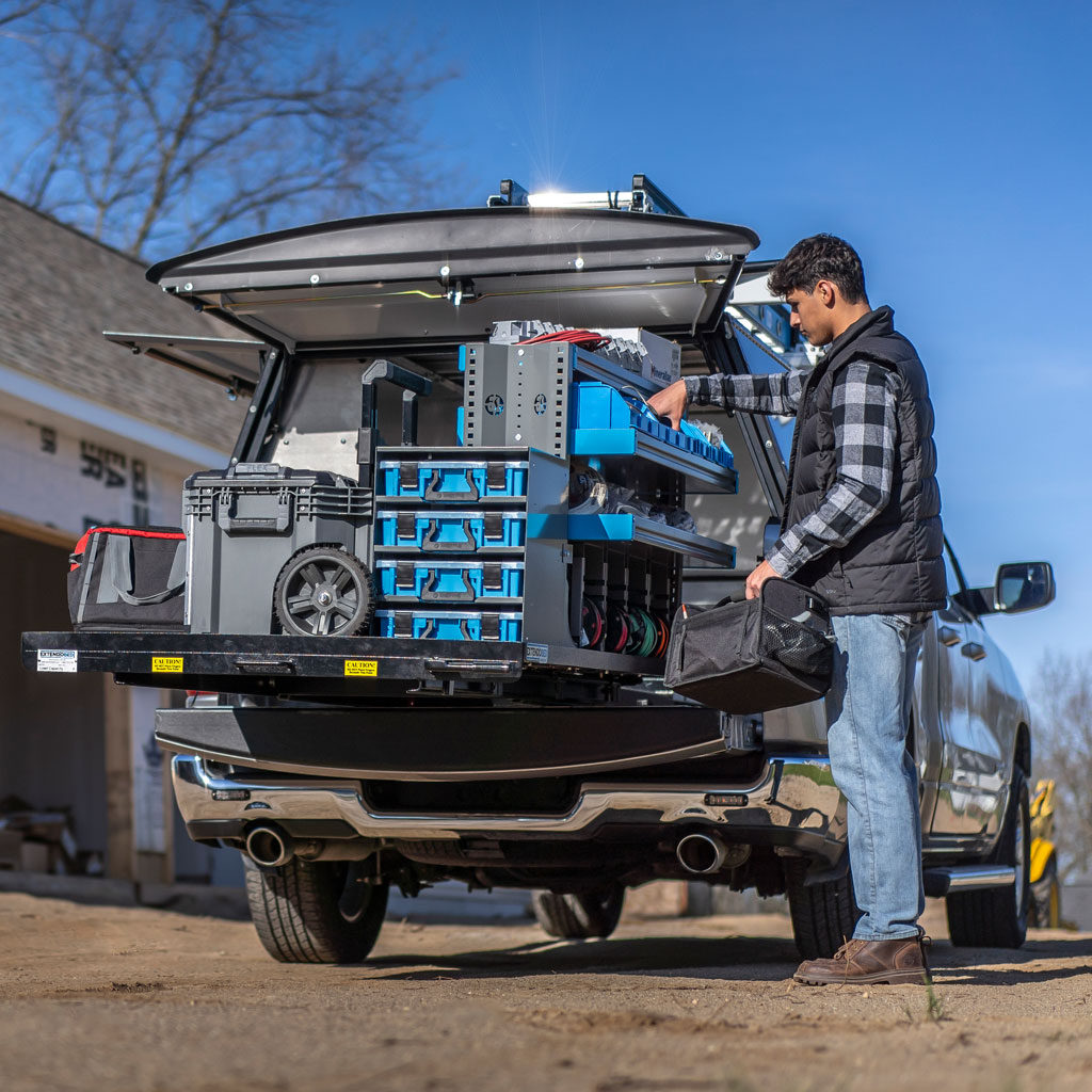 Adrian Steel Pickup Truck Storage