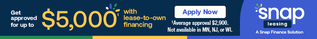 Apply for lease-to-own financing with Snap Leasing